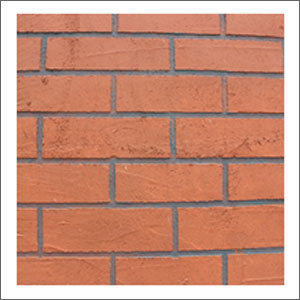 Orange Brick Finish Wall Texture