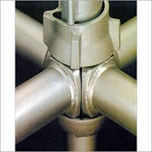 Cup Lock Systems - Steel Material, Powder Coated Finish | Ideal for Structural Pipe Applications in Construction Environments