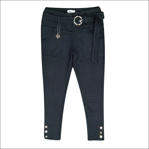 Ladies Black Jeggings