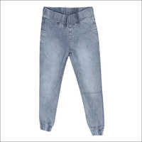 Ladies Cotton Dobby Jogger Jeans
