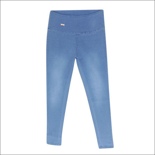 Ladies Blue Denim Jegging