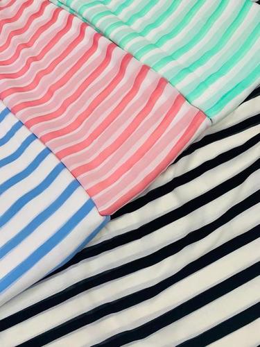 Digital Printed Fabric - Georgette, Big Width | Lightweight, Washable, Available in Various Colors, Custom Length (Meters) for Garment Industries