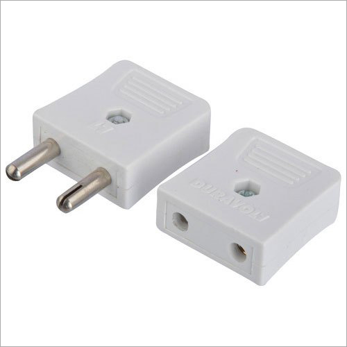 2 Pin Plug Male Female - Plastic, 20x20x15mm, White, 10A 250V | Easy Connection, Durable, Reliable Performance