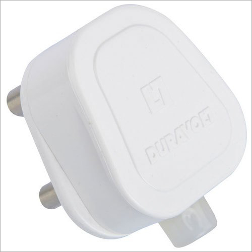 6A 3 Pin Plug Top - Plastic, 50x40x30mm, White, 250V | Durable Design, Easy Installation, Reliable Performance