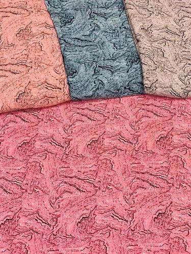 Digital Printed Fabric - Big Width Georgette, Exceptionally Soft, Light Weight, Washable, Available in Different Colours, Custom Lengths (Meters)