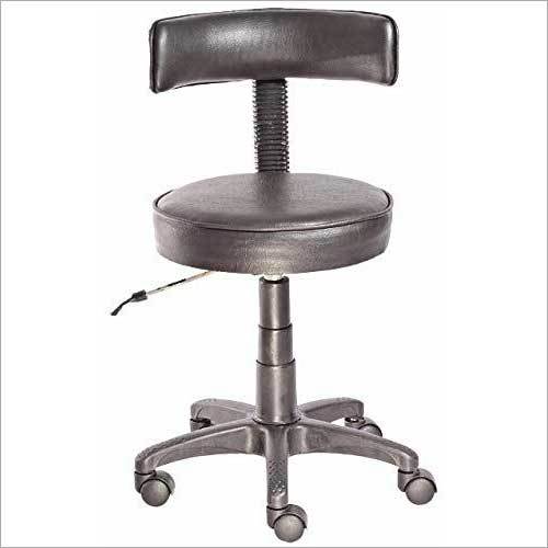 Height Adjustable with Backrest Lab Stool
