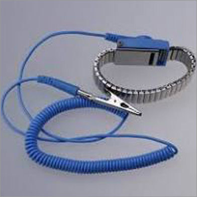 ESD Metallic Wrist Strap with Cord (Anti Alergen)