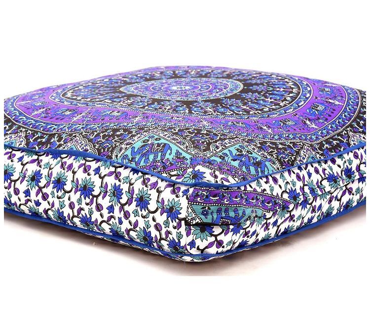 Indian Mandala Floor Pillow Cushion Cover