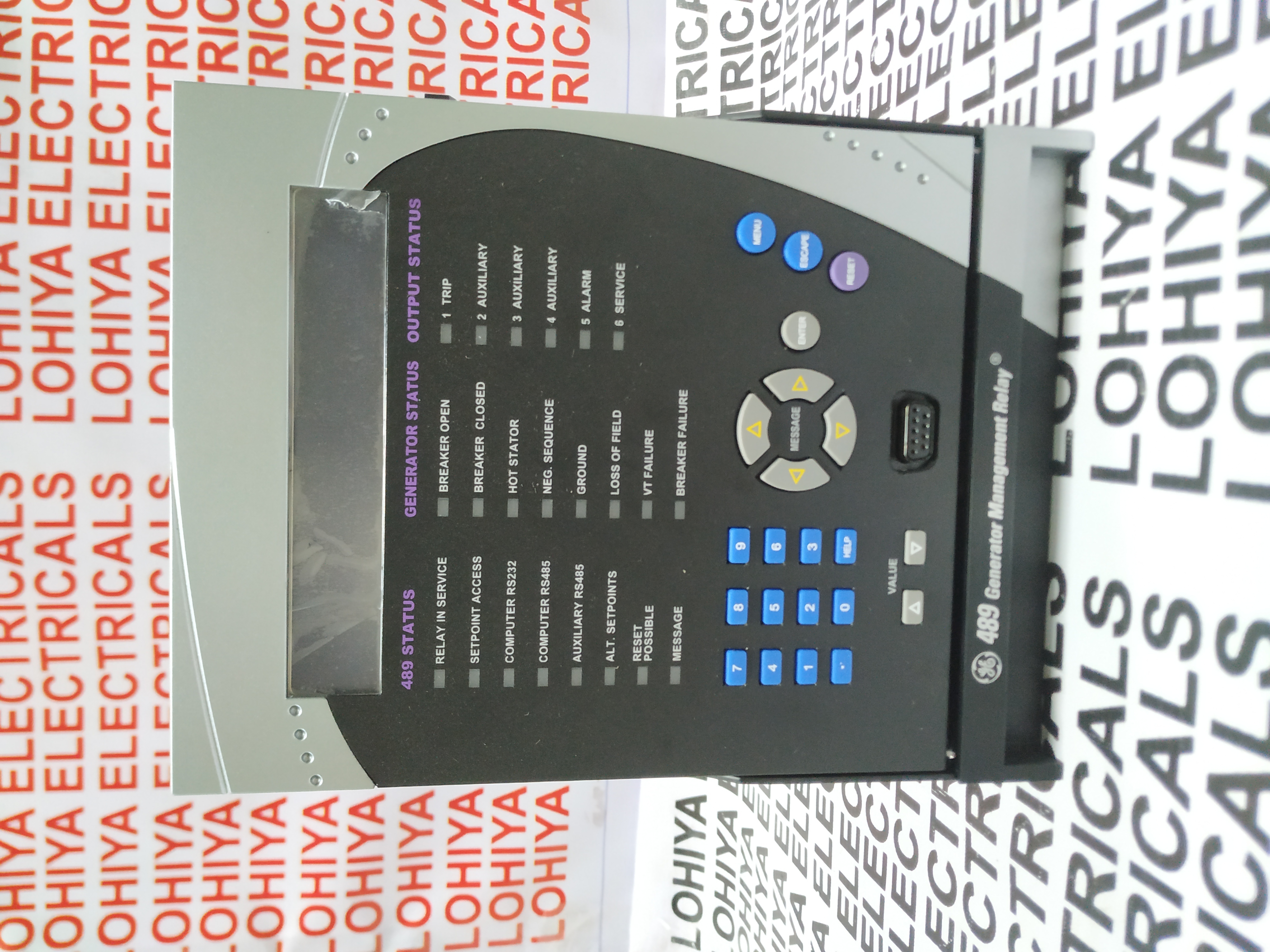 GE MULTILIN SR489 TRANSFORMER MANAGEMENT RELAY 489-P5-HI-A20-E