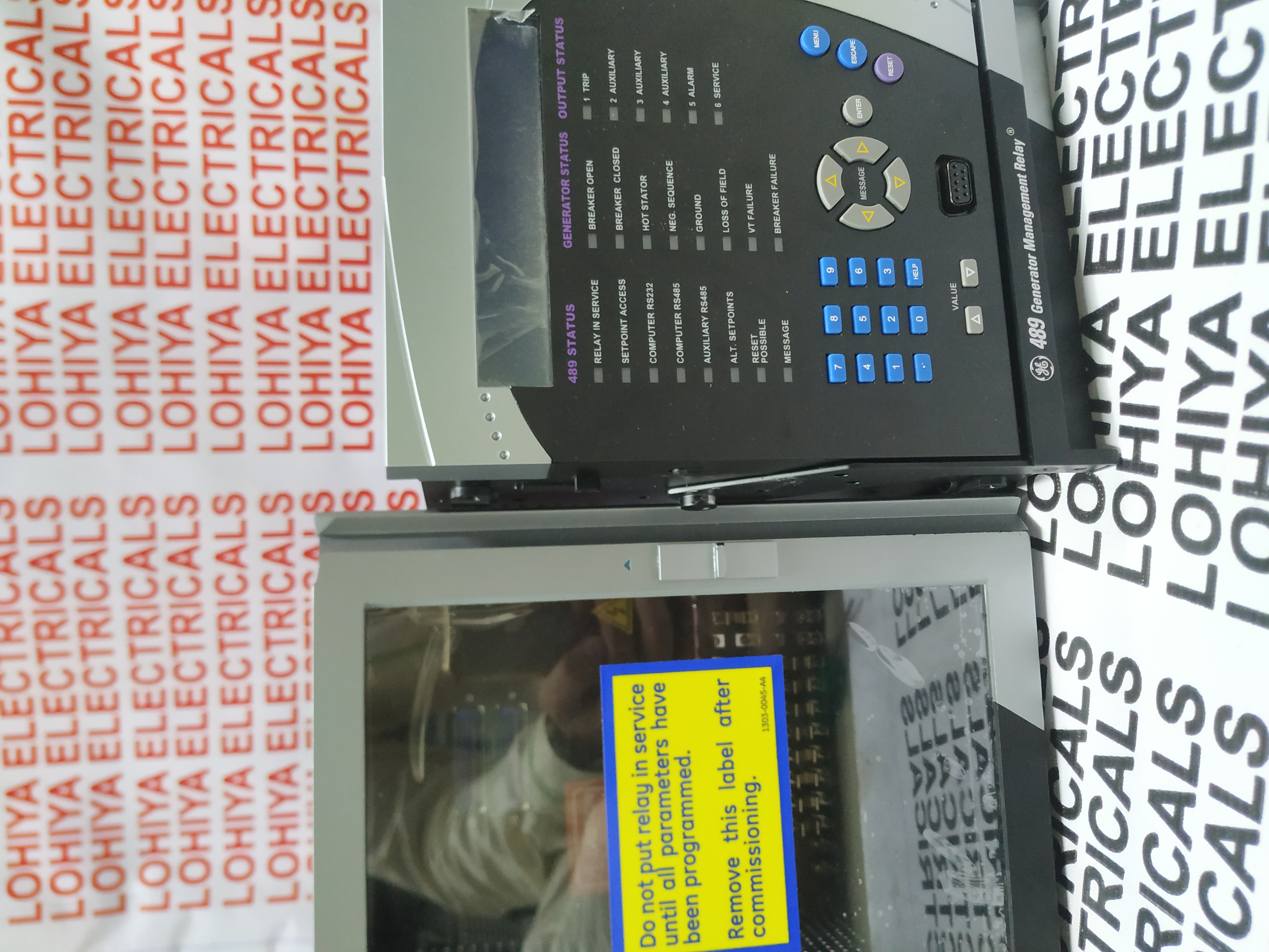 GE MULTILIN SR489 TRANSFORMER MANAGEMENT RELAY 489-P5-HI-A20-E