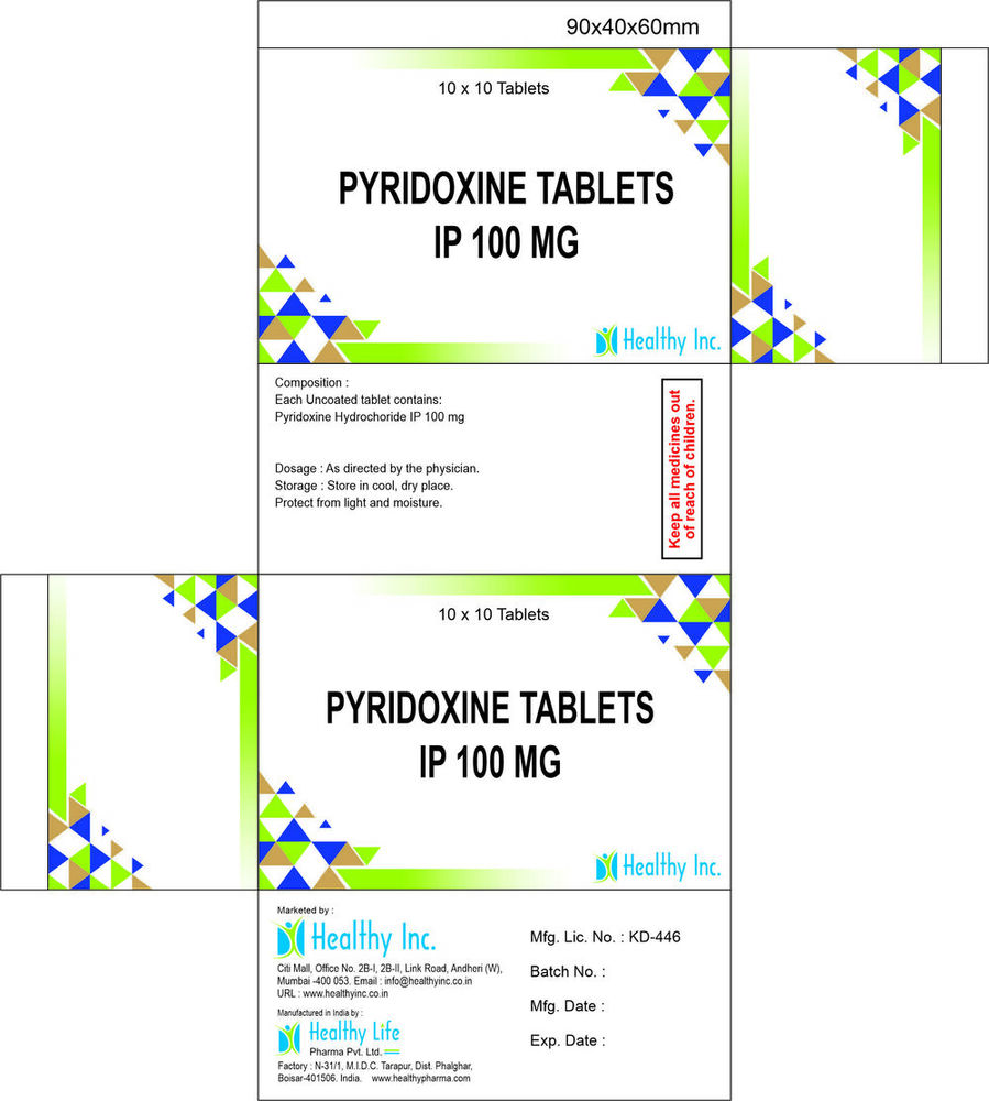 Pyridoxine Tablets Generic Drugs