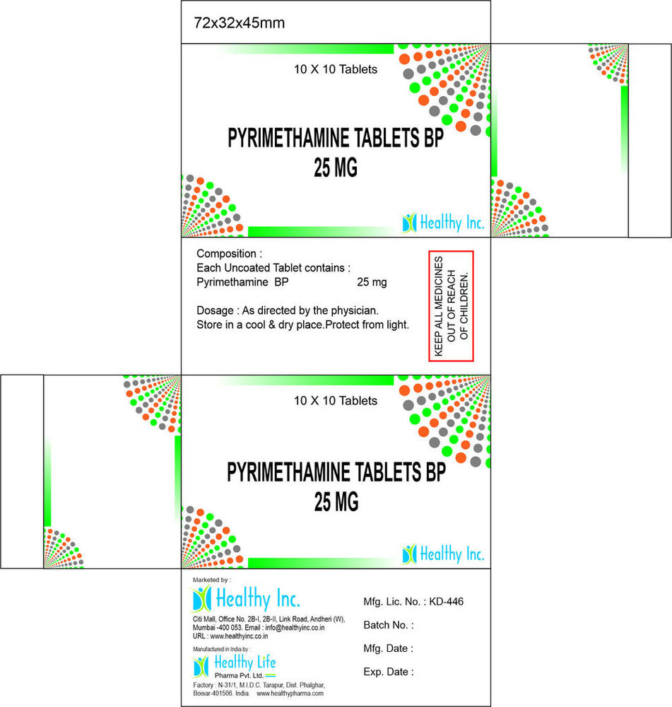 Pyrimethamine Tablets Generic Drugs