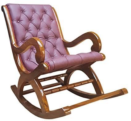 Crafted Wooden Rocking Chair