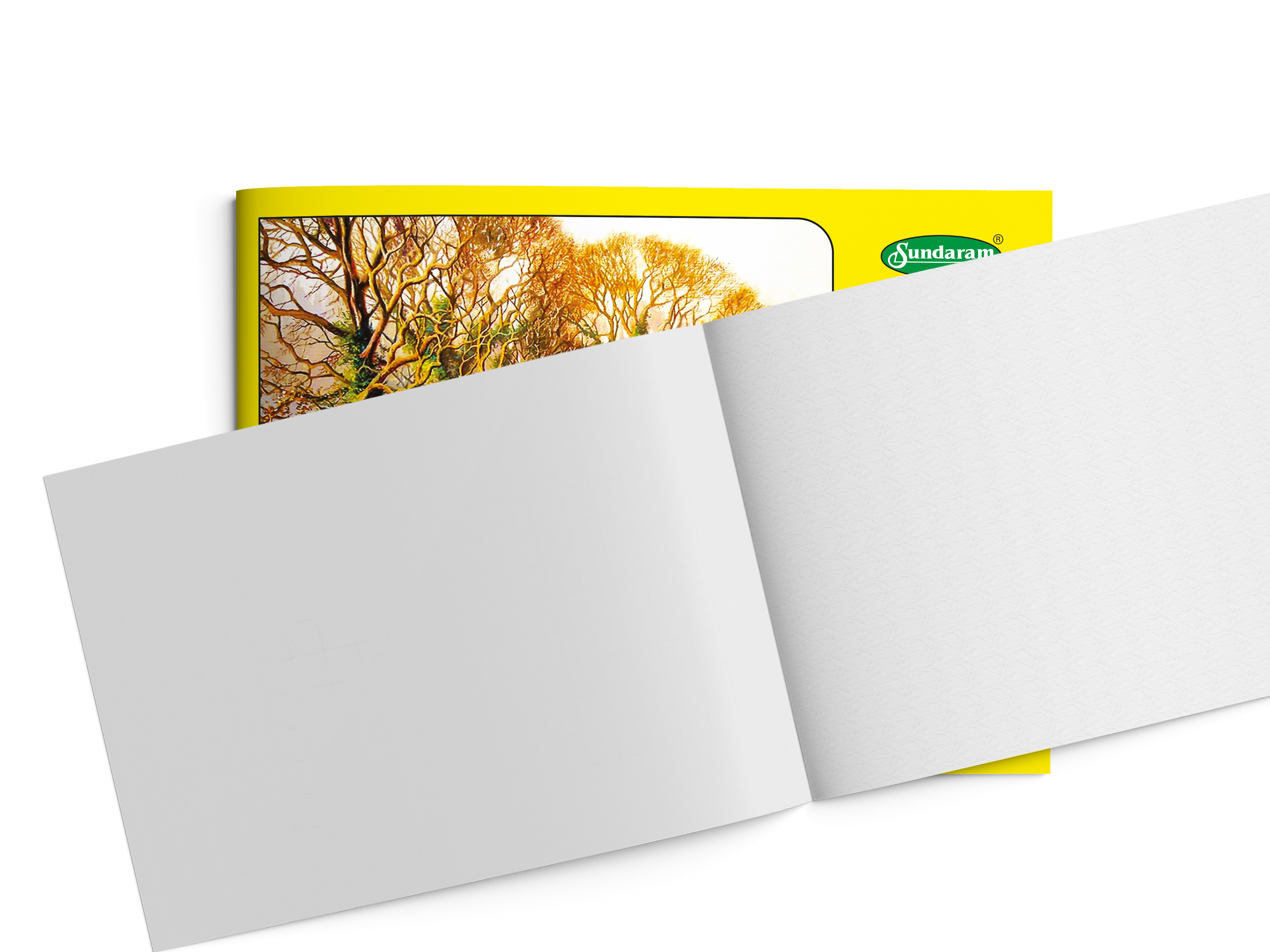 Sundaram Drawing Book - 3A Jumbo (Yellow) - 36 Pages (D-4) Wholesale Pack - 336 Units