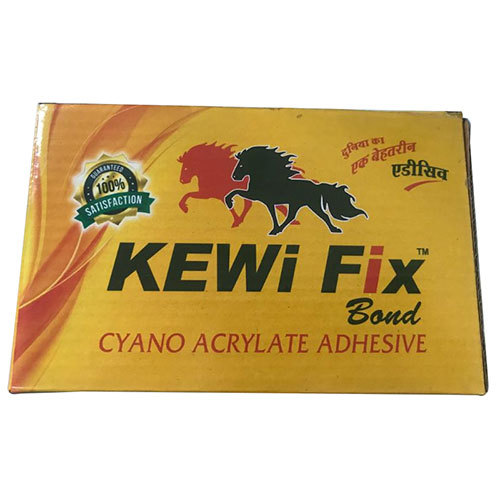 White Kewi Fix Cyano Acrylate Adhesive
