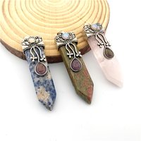 Stone Pendant Charm - 30 Mm