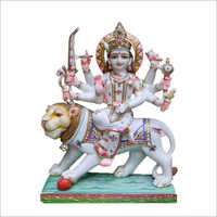 Marble Maa Durga Statue