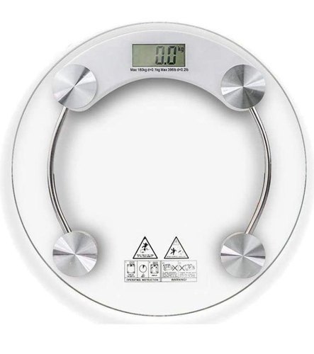 Transparent Digital Electronic LCD Personal Body Weighing Scale By A One Collection