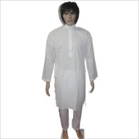 Lucknowi White Lining Cotton kurta Pajama