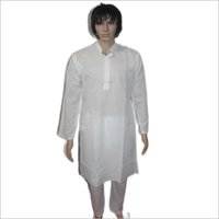 Rasmalai Cotton Kurta Pajama Set With Interlock On Stiching