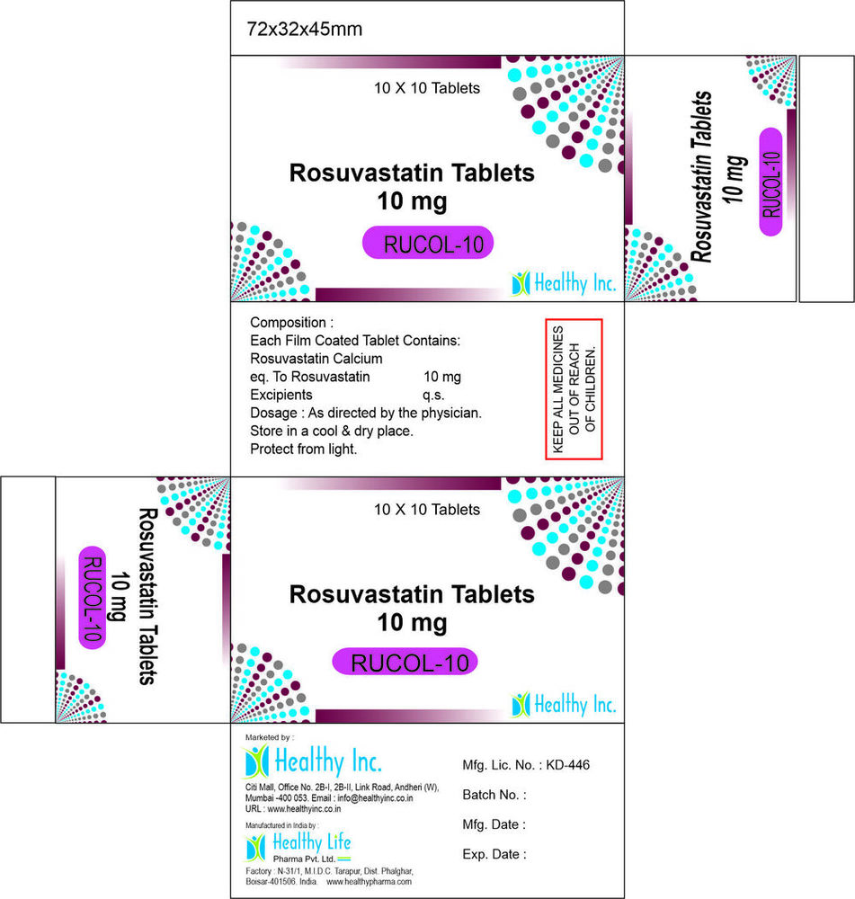 Rosuvastatin Tablets Generic Drugs