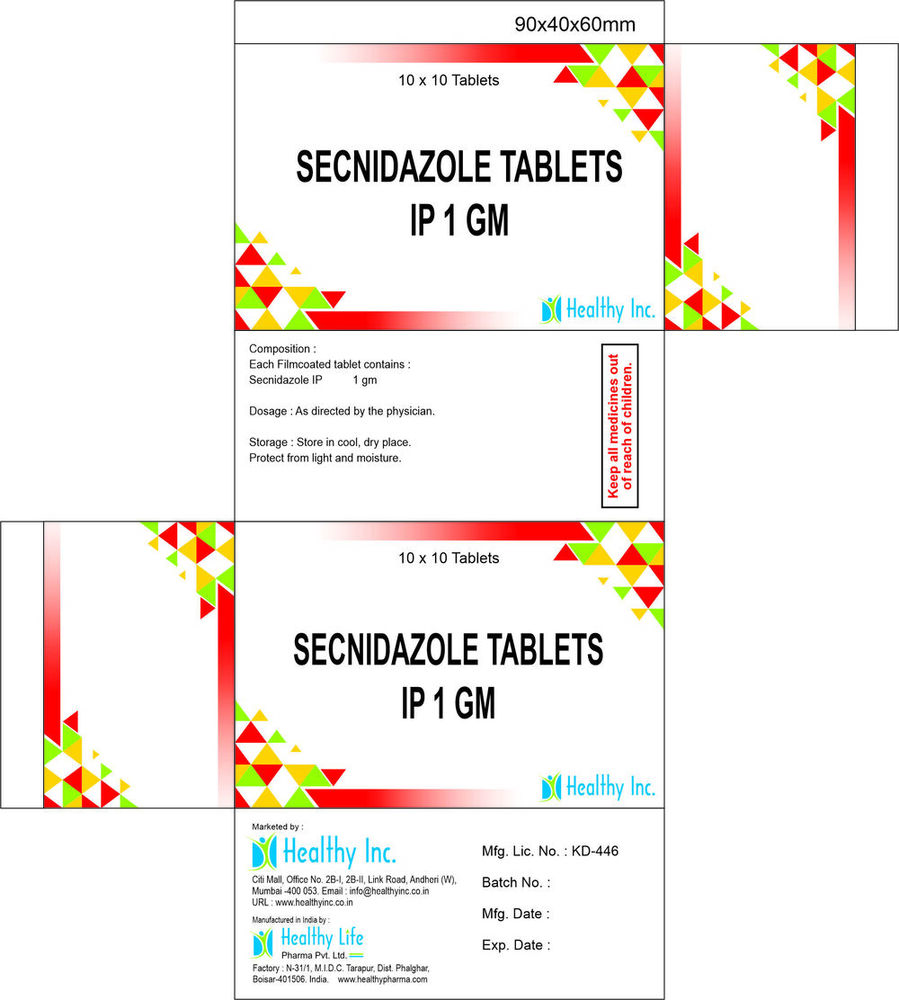 Secnidazole Tablets Generic Drugs