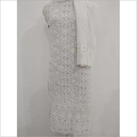 Lucknowi Chikankari Unstitched Suits Pure Georgette With Dupatta