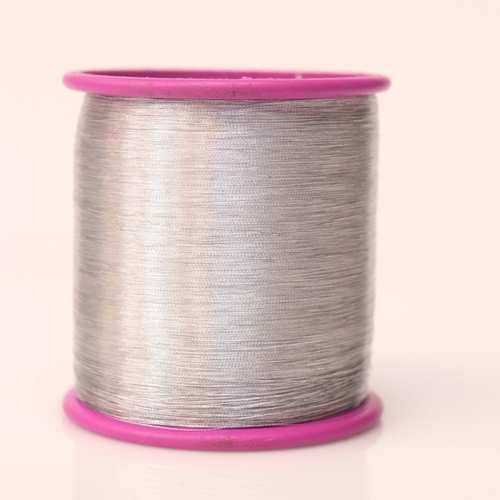 Eco-friendly 70 D Silver Zari Thread