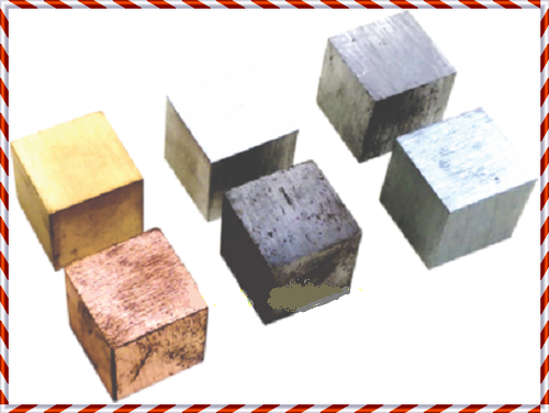 Cube Set Of Six Metal