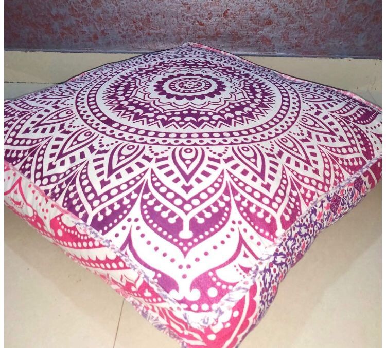 floor  Mandala cushion cover