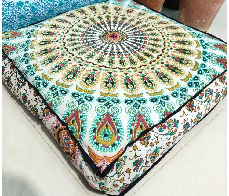 Jaipuri  Handmade tapestry cushion cover