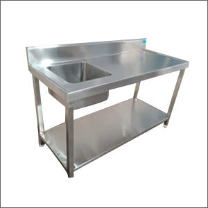 Sink Table With 1 Under Shelf