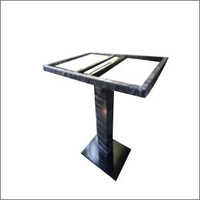 Silver Stainless Steel Restaurant Table Frame