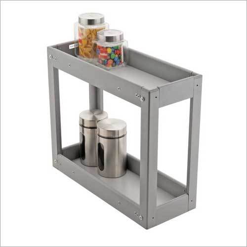 Aluminum Pull Out 2 Shelf Basket