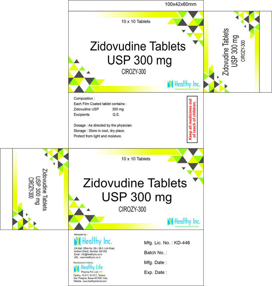 Zidovudine Tablets