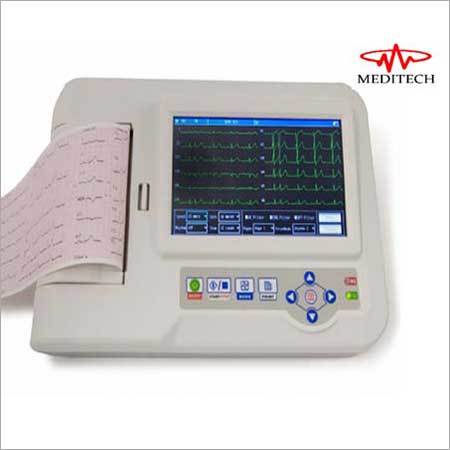 6 Channel Ecg Machine Application: It Indicates The Rate And Rhythm Or Pattern Of Contraction Of Heart