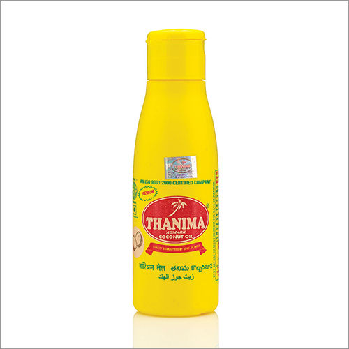 100 ML Coconut Oil in HDPE Yellow Bottle