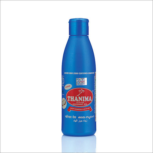 250 ML Coconut Oil in HDPE Blue Bottle