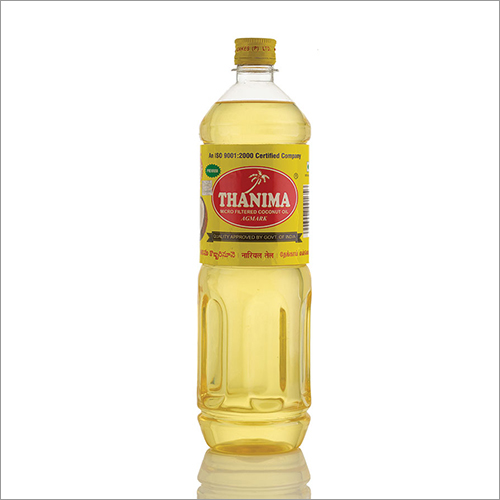 1 Ltr Coconut Oil in Clear PET Bottle