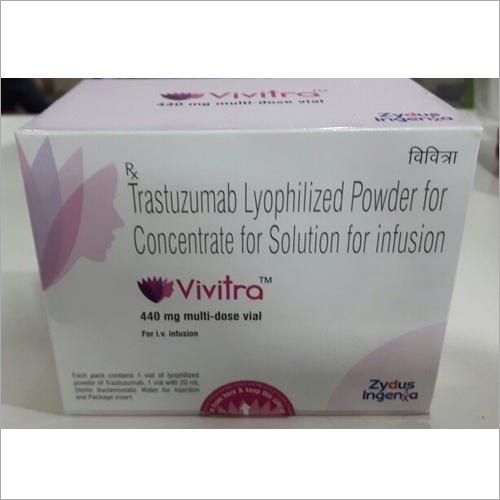 440 mg Trastuzumab Lyophilized Powder For Concentrate For Solution For Infusion