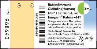 Rabies Immunoglobulins Injection