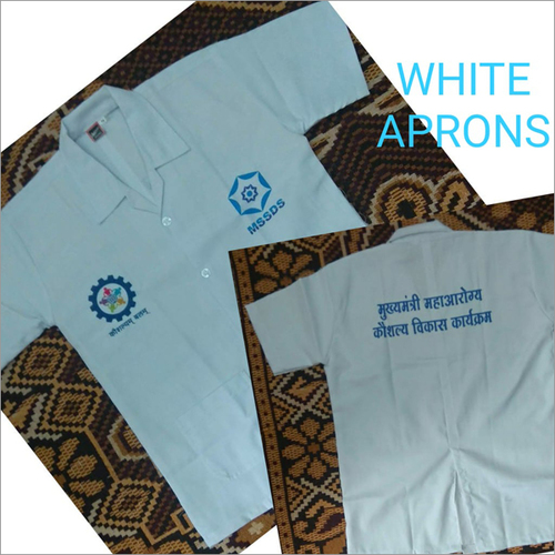 Cotton White Apron