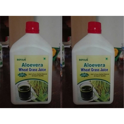 Organic Aloe Vera Wheat Grass Juice