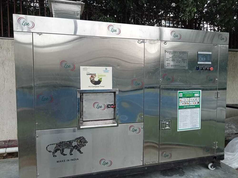 White Fully Automatic Food Waste Compost Machine