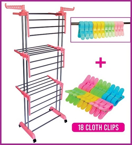 3 Layer Cloth Drying Stand