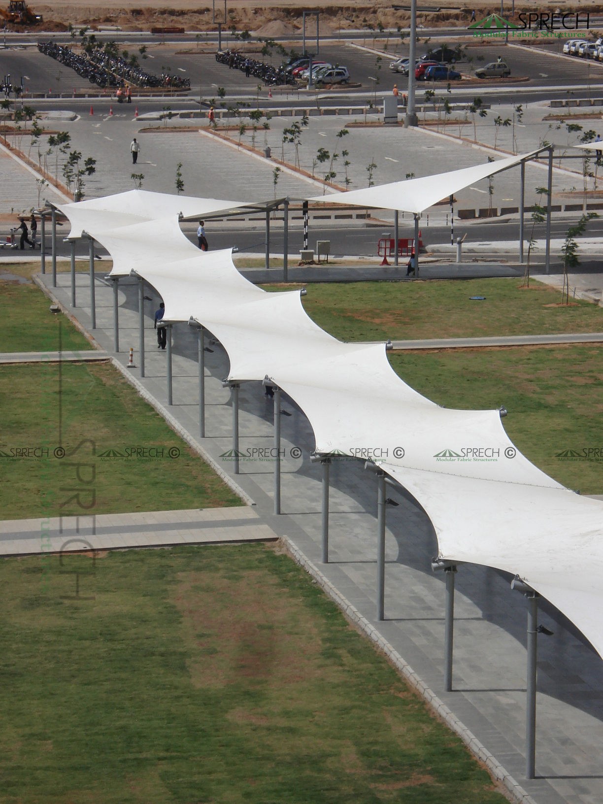 Walk Way Tensile Structure