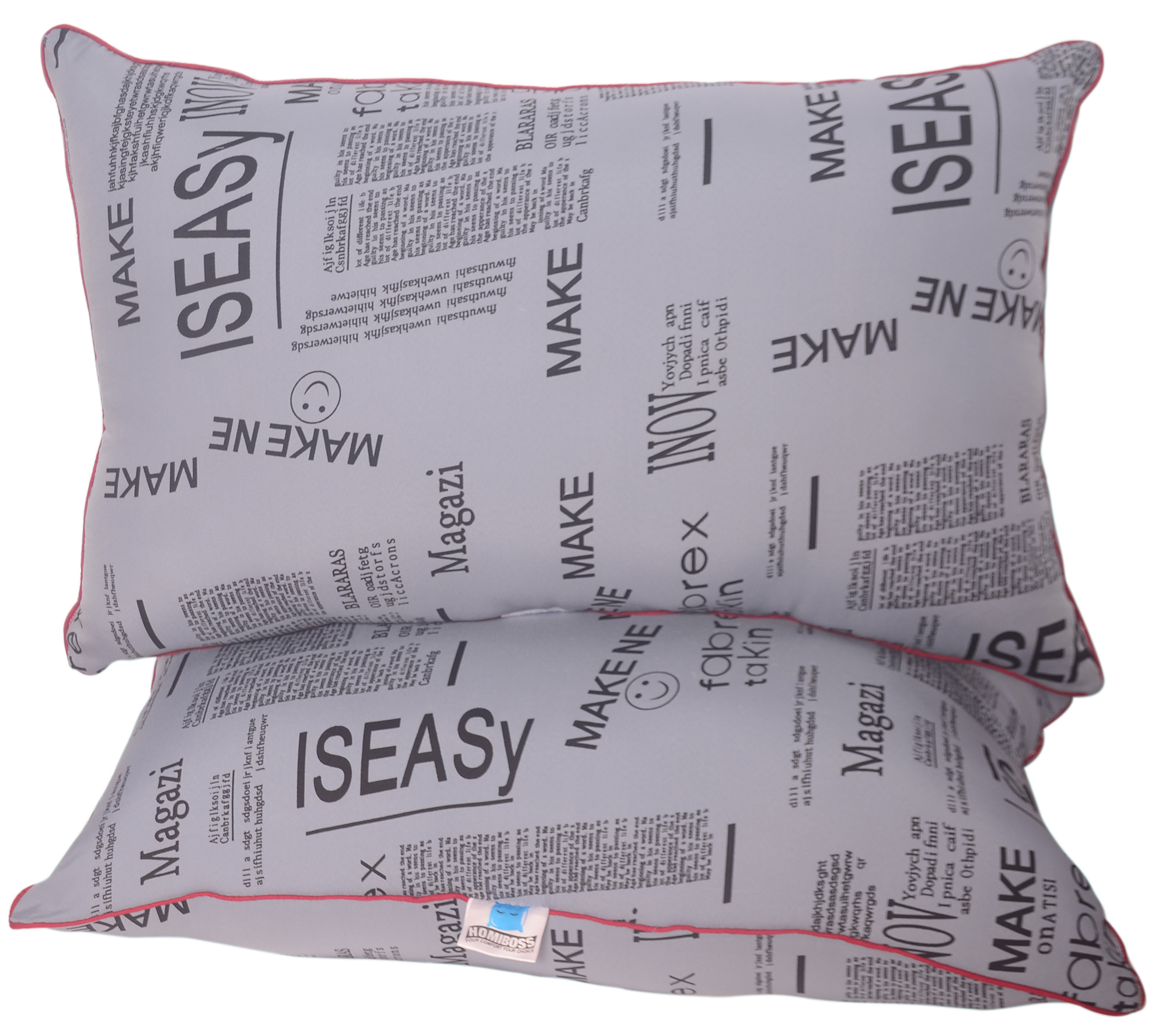 Newspaper Design Pillow
