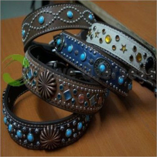 Designer Leather Pet Collars 