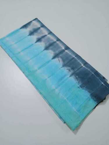 Sky Color Tie Dyed Fabric Length: 98 Inch (In)