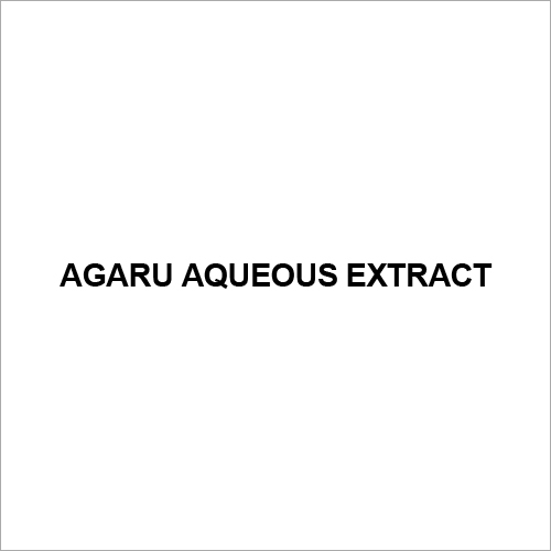 Agaru Aqueous Extract